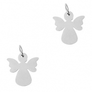 Stainless steel charms angel Silver