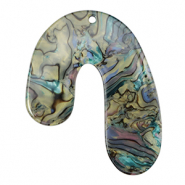 Resin pendants organic Multicolor Marble