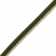 Ribbon Dark Green-Gold