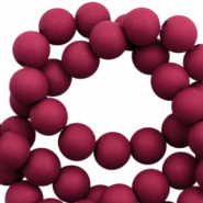 4 mm acrylic beads Magenta Purple