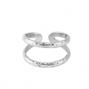 Stainless steel rings Silver
