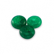Natural stone beads Chalcedony rondelle 4mm Classic Green
