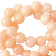 Natural stone beads Calcite 6mm Light Peach 