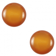 12 mm classic Polaris Elements cabochon Lucido Harvest Orange-Brown