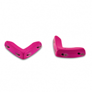 Tile beads arrow Magenta Pink