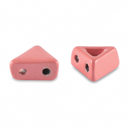 Tile beads triangle Lantana Pink