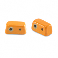 Tile beads rectangle Orange