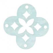 Resin pendants mosaic Sky Blue