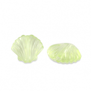 Acrylic beads shell Transparent Light Green
