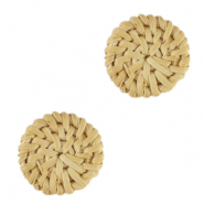Rattan pendants 22mm Natural Beige