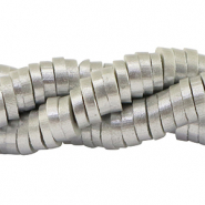 Katsuki beads 4mm Silver-Pearl Shine Coating