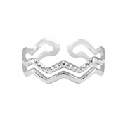 Stainless steel rings Silver