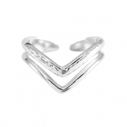 Stainless steel rings Silver