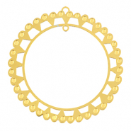 Stainless steel charms bohemian 48mm Gold