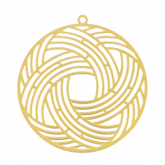 Stainless steel charms bohemian 45mm Gold