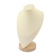 Jewellery display bust for necklaces Natural-Beige