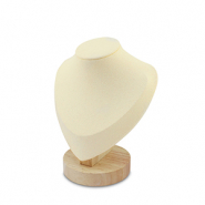 Jewellery display bust for necklaces Natural-Beige