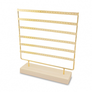 Jewellery display for earrings Natural-Gold