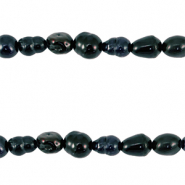 Freshwater pearls rice 5-6x4-5mm Dark Blue