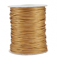 Macram&eacute; bead cord braided 1.5mm Gold