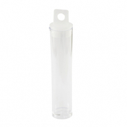 Jewelry storage tray tube large Transparent