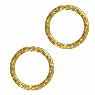 Stainless steel findings jump ring Gold