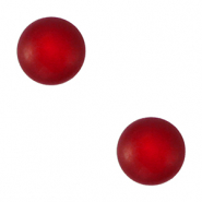 4 mm soft Polaris Elements cabochon "Birthstones" January SS16 shiny Wine Red