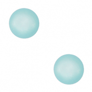 4 mm soft Polaris Elements cabochon "Birthstones" March SS16 shiny Turquoise