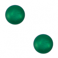 4 mm soft Polaris Elements cabochon "Birthstones" May SS16 shiny Dark Green