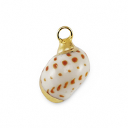 Shell pendants specials Snail Brown-Gold