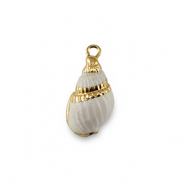 Shell pendants specials Creamy White-Gold