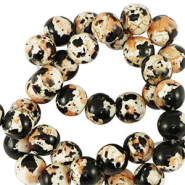Beads Ceramic 8mm Black-creme