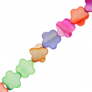 Shell beads flower Multicolour