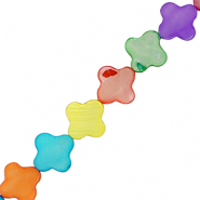 Shell beads clover Multicolour