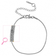 Stainless steel bracelets Silver