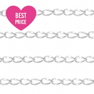 Stainless Steel findings belcher chain Silver