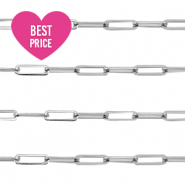 Stainless steel findings belcher chain Silver