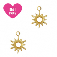 Stainless steel charms star Gold