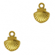 Stainless steel charms shell Gold