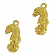 Stainless steel charms seahorse Gold