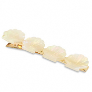 Hair accessories hairclips shell White