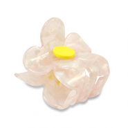 Hair accessories hair claw flower Light Pink