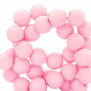 8 mm acrylic beads Light Pink