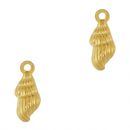 Stainless steel charms shell Gold