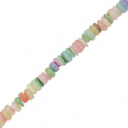 Shell beads disc Pastel Multicolor