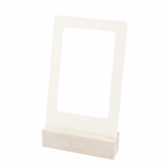 Jewellery display for earrings Natural-Off White