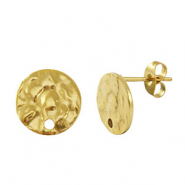 Stainless steel earrings / earpin Gold