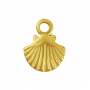 Stainless steel charms shell Gold