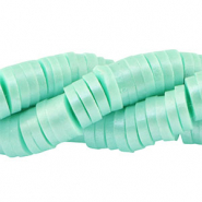 Katsuki beads 6mm Soft Mint-Pearl Shine Coating