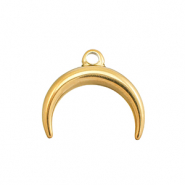 Stainless steel charms moon Gold